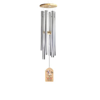 DIY Pet Memorial Wind Chime with Engravable Wooden Tag for Cats and Dogs