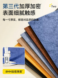 Dopamine Felt Board Wall Stickers for Photo Display - Memphis Style Self-Adhesive Square Felt Panels