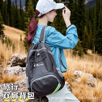 Ultra-Thin Outdoor Hiking Backpack Lightweight Foldable Daypack for Men and Women Portable Travel Sports Backpack