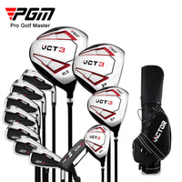 PGM VCT3 Men's 12-Piece Golf Club Set with Bag for Beginners