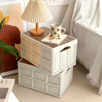 Foldable Outdoor Camping Storage Box with Waterproof Bag for Car Trunk Organization
