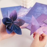 Origami Paper Set for Crafts, Starry Sky & Constellation Patterns, 200 Sheets
