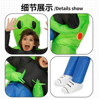 Inflatable Alien Costume for Halloween & Easter, Funny Cosplay Outfit for Adults & Kids