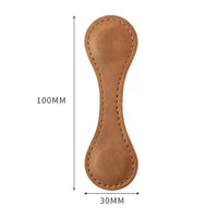 Magnetic Leather Bookmark for Books and Notebooks, Strong Magnet Page Marker Clip