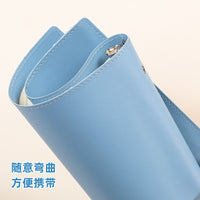 A5/B5 Soft Leather Loose-Leaf Notebook Cover with Detachable Metal Binder