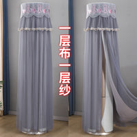 Upright Cylindrical Air Conditioner Dust Cover with Liner, Double-Layer, No Need to Remove for Operation