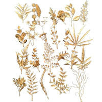 Artificial Gold Chinese New Year Floral Arrangement Accessories