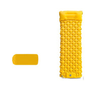 Outdoor Camping Sleeping Pad Lightweight Portable Moisture-proof Inflatable Mattress with Built-in Pump for Backpacking Hiking