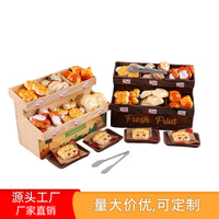 Miniature Bakery Dessert Display Set for Dollhouse