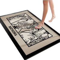 Diatomaceous Earth Bath Mat Non-Slip Absorbent Quick Dry for Bathroom Entrance