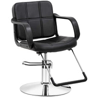 Hydraulic Reclining Barber Chair for Salon, Tattoo, and Hair Stylists