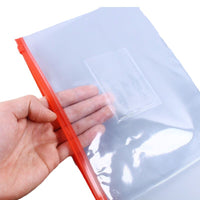 Transparent Waterproof Document Folder for Office and School, A4/A5/A6 Sizes
