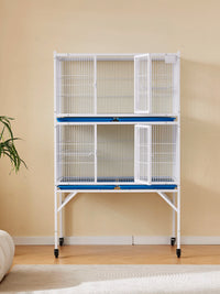 Dimeijia Deluxe Large Flight Cage for Mynah Cockatiel Budgie Pigeon Breeding Bird Cage