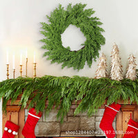 Artificial Pine and Eucalyptus Christmas Wreath for Wall and Door Decor