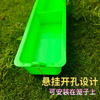 Poultry Feeder Trough Anti-Splash for Chickens Ducks Birds