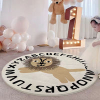 Thickened Round Chair Mat for Hardwood Floors and Carpets, Gaming Chair Pad for Home Office Living Room