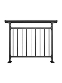 Outdoor Zinc Steel Balcony Railing for High-Rise Terraces and Villas