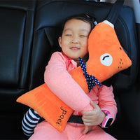 Kids' Car Seat Belt Pillow & Shoulder Pad for Travel Comfort
