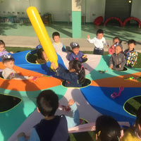 Rainbow Parachute for Kids' Outdoor Group Play and Sensory Training