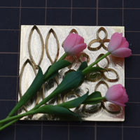 Miniature Clay Flower Metal Cutting Dies for DIY Crafting