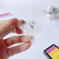 Sun and Snow Mountain Clear Silicone Stamp for DIY Crafts and Kids' Stationery