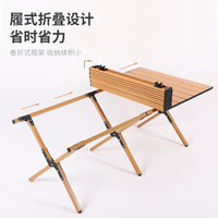 Carbon Steel Folding Camping Table and Chair Set for Outdoor Picnics and BBQ