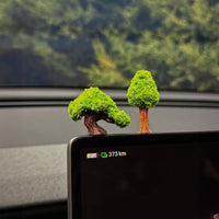 Lucky Tree Car Dashboard Ornament Miniature Landscape Decor