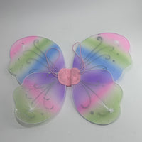 Kids' Foldable Angel Wings Costume Set for Performances and Festivals