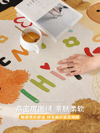 Cartoon Soundproof Chair Mat for Study Room and Bedroom