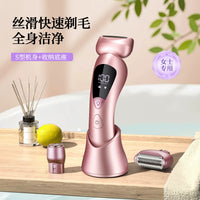 Portable Electric Shaver for Women, Painless Hair Removal for Underarms, Bikini Area, and Full Body