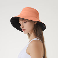 Women's Reversible UV Protection Sun Hat Wide Brim Bucket Hat for Beach and Outdoor Activities