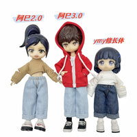 Doll Clothes for OB11, YMY, and A-Si Dolls - Wide-Leg Pants