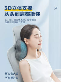 Natural Latex Portable Nap Pillow for Office, Travel, and Neck Support