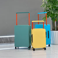 Wide Handle Hardshell Spinner Luggage with TSA Lock, Carry-On & Checked Suitcase