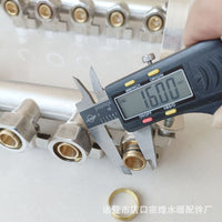 Zonghuang All-Copper Forged Underfloor Heating Manifold with Ball Valves for Home Heating Systems