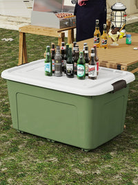 Outdoor Camping Storage Box Multi-functional Plastic Car Trunk Organizer