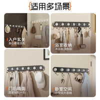 Suction Cup Door Back Hook Rack Wall Mounted Punch-Free Heavy Duty Coat Key Organizer