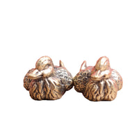 Solid Brass Mandarin Duck Couple Figurine for Home Office Decor