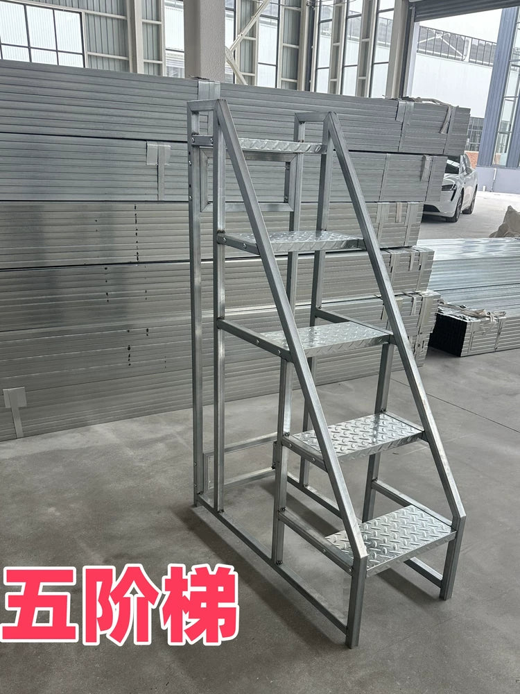 Widened 2 or 3 Step Ladder with Handrail, Industrial & Household Climbing Ladder for Outdoor Engineering