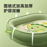 All-Season Washable Dog Bed with Cooling Mat for Small to Medium Dogs