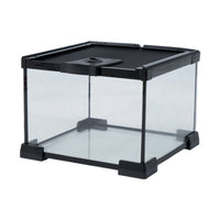 Ultra-White Glass Reptile Terrarium for Lizards, Snakes, Frogs, and Spiders - Amphibious Rainforest Tank