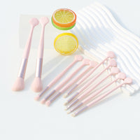 10-Piece Seashell Handle Makeup Brush Set for Beginners