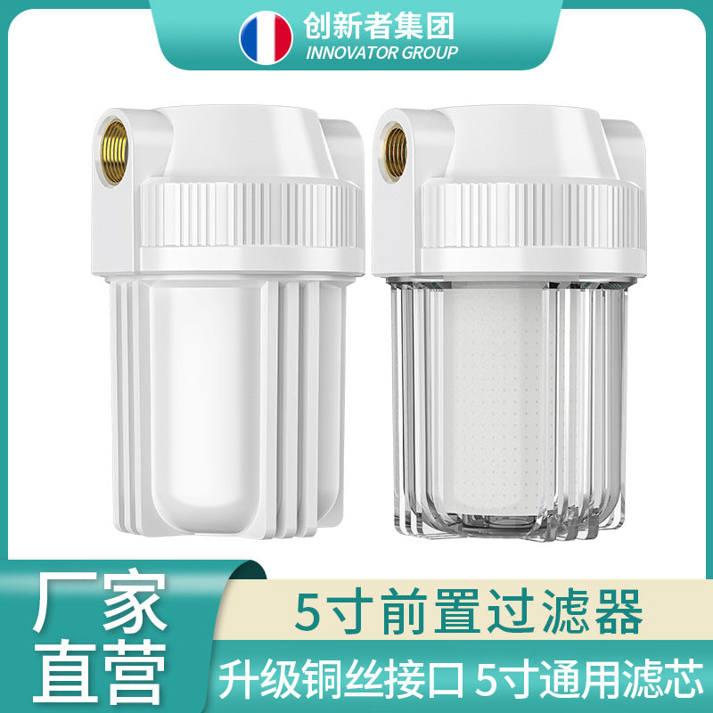 5-inch Pre-filter Water Purifier with Copper Ports for Home Tap Water