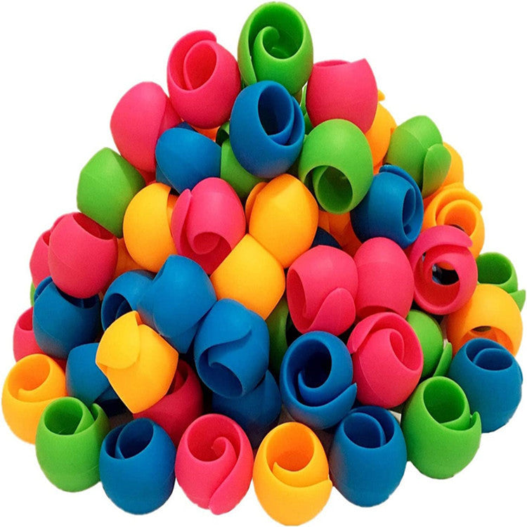Silicone Bobbin Holder Clips for Sewing Machine Thread Spools - Prevents Unraveling and Keeps Threads Organized