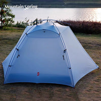 Shanzhiquan 15D Double Silicon Lightweight 4-Season Tent for Camping Hiking