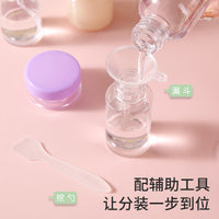 Travel Size Refillable Press Pump Bottles for Lotions, Toners, and Essential Oils