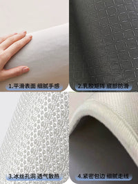 Summer Ice Silk Cooling Seat Cushion for Office Chairs and Stools, Non-slip Breathable Pad for Prolonged Sitting