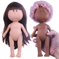 24CM Waldorf Handmade DIY Doll Set - Mia Potato Doll with Various Hair Colors and Skin Tones