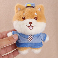 Shiba Inu Plush Keychain Doll - Chef, Nurse, Police, Pajamas Outfits - 14cm