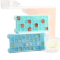 Silicone Ice Cube Tray with Lid for Homemade Ice Balls and Baby Food, Small Quick Freezer Mold for Refrigerator